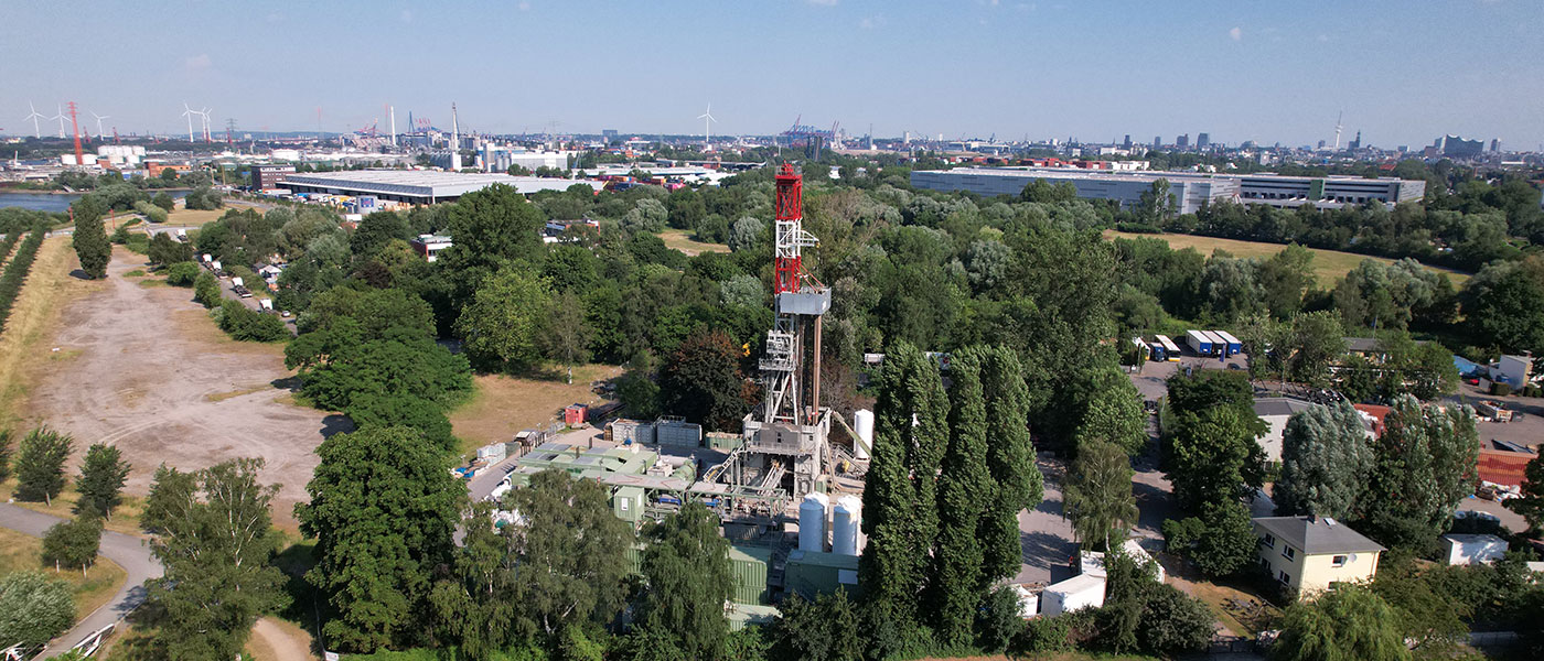 Fündigkeit bei Geothermie-Bohrung