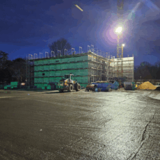 Baustellen Update zum Neuen Jahr: Vom Fundament zur Stahlkonstruktion